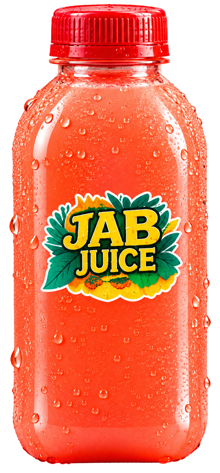 JAB Juice Red Bottle